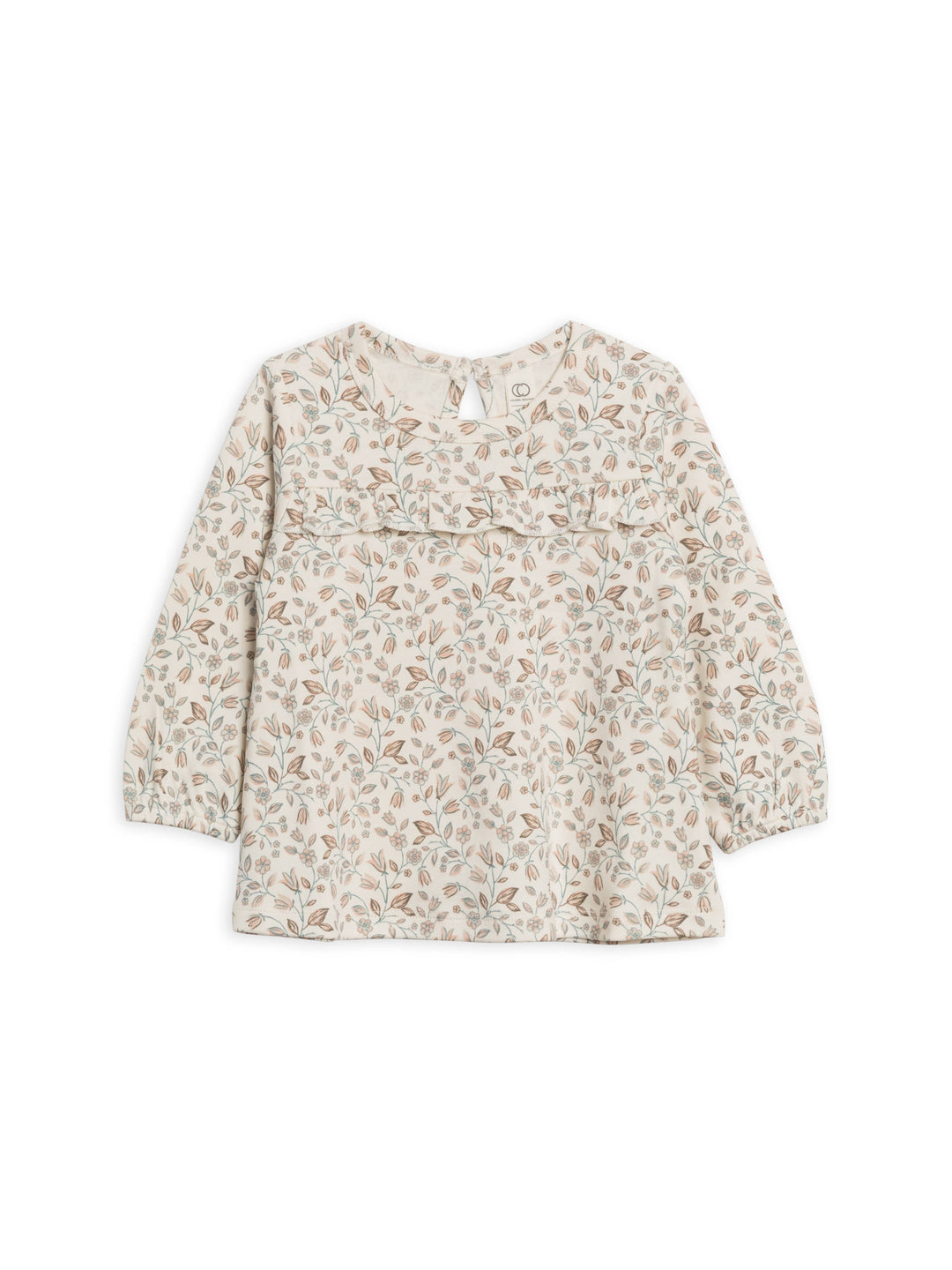 Ruffle Long Sleeve Top | Yuma Floral