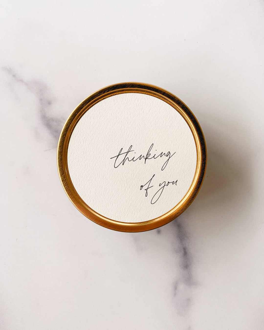 "Thinking of You" Soy Travel Candle