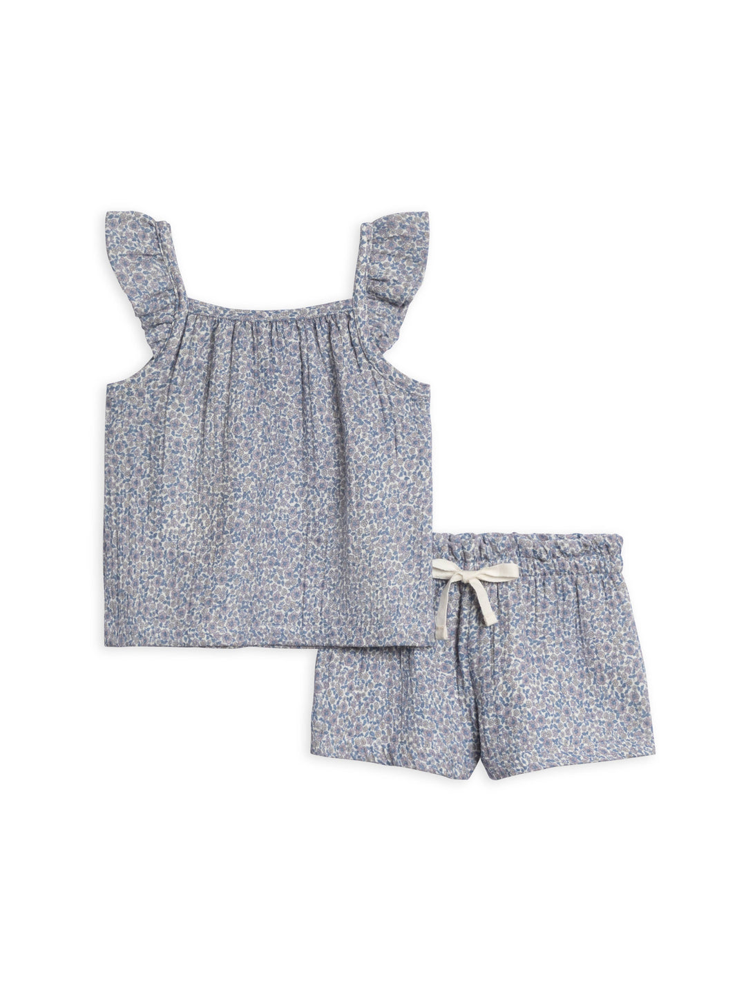 Nora Muslin Tank & Short Set | Gianni Floral & Marino