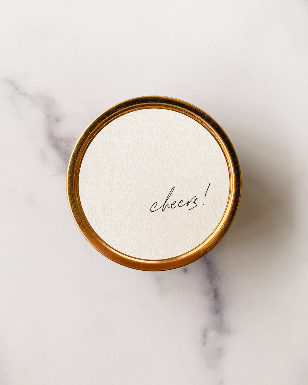 "Cheers!" Soy Travel Candle