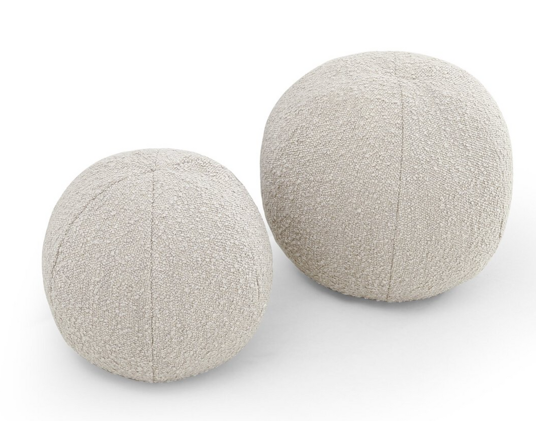 Boucle Ball Pillow/Sand color