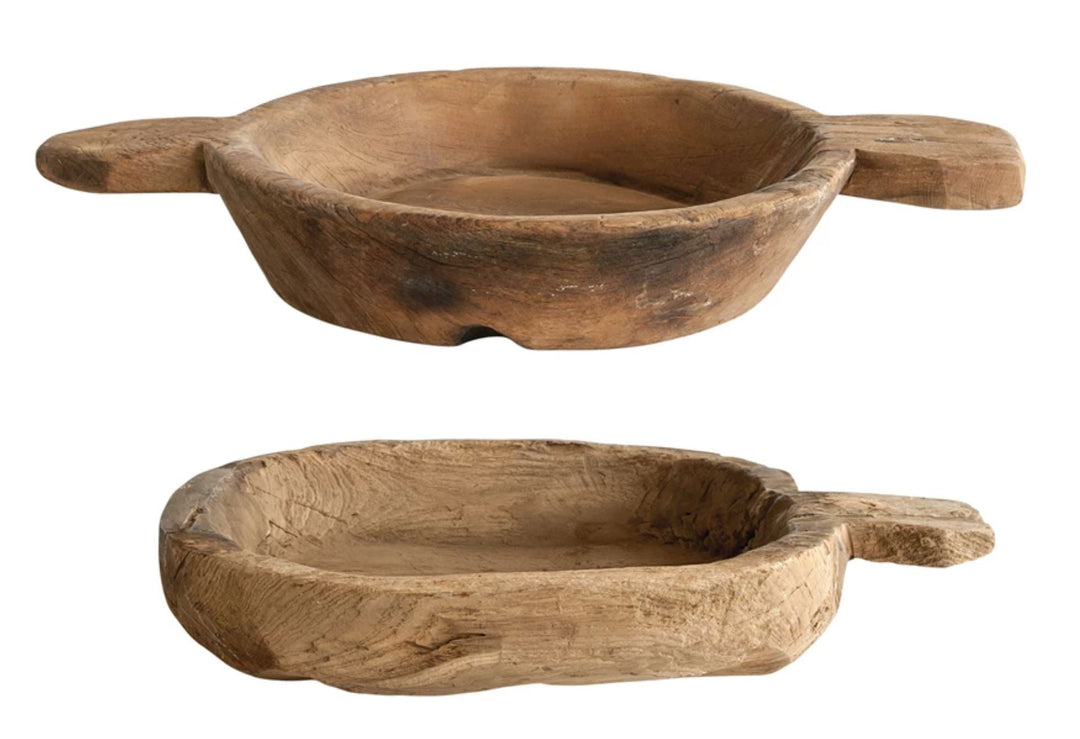 Decorative Wood Bowl | Medium