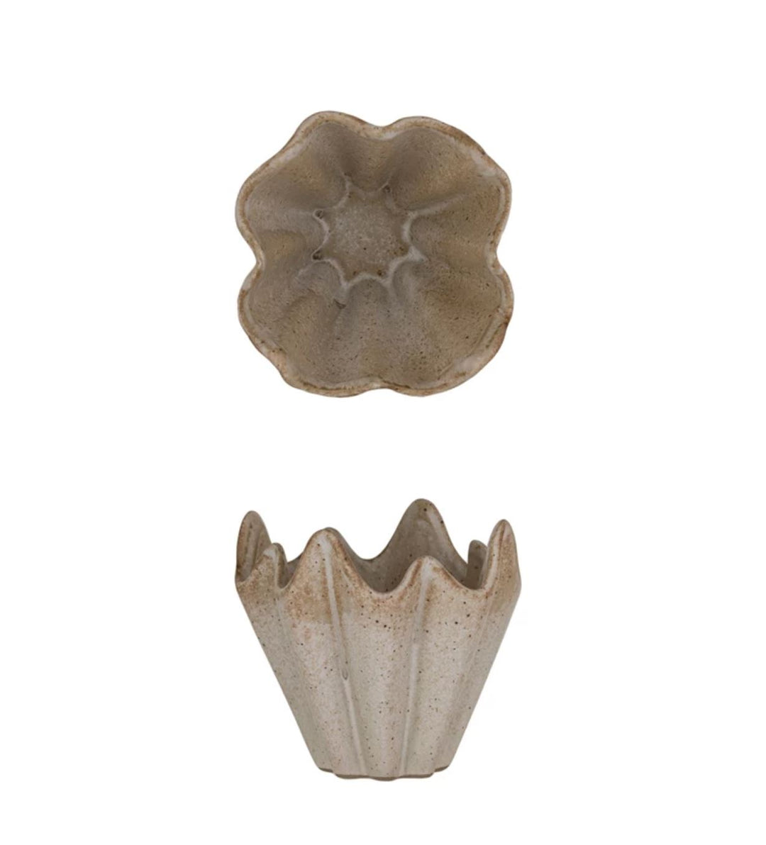 Stoneware Pleated Dish | Small