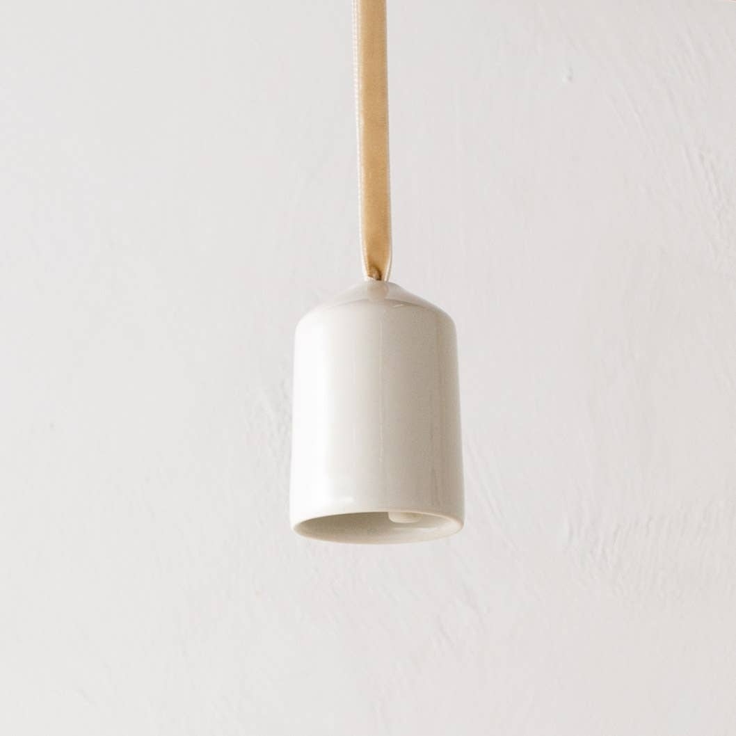 Bell Ornament - Ivory Porcelain
