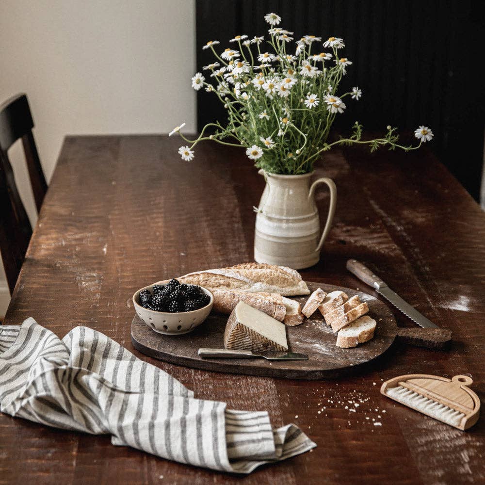 Linen Kitchen Towel- Thick Stripe