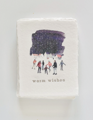"Warm Wishes" Holiday Greeting Card