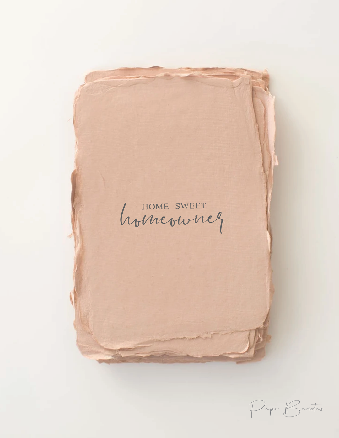 "Home Sweet Homeowner"  New Home Greeting Card