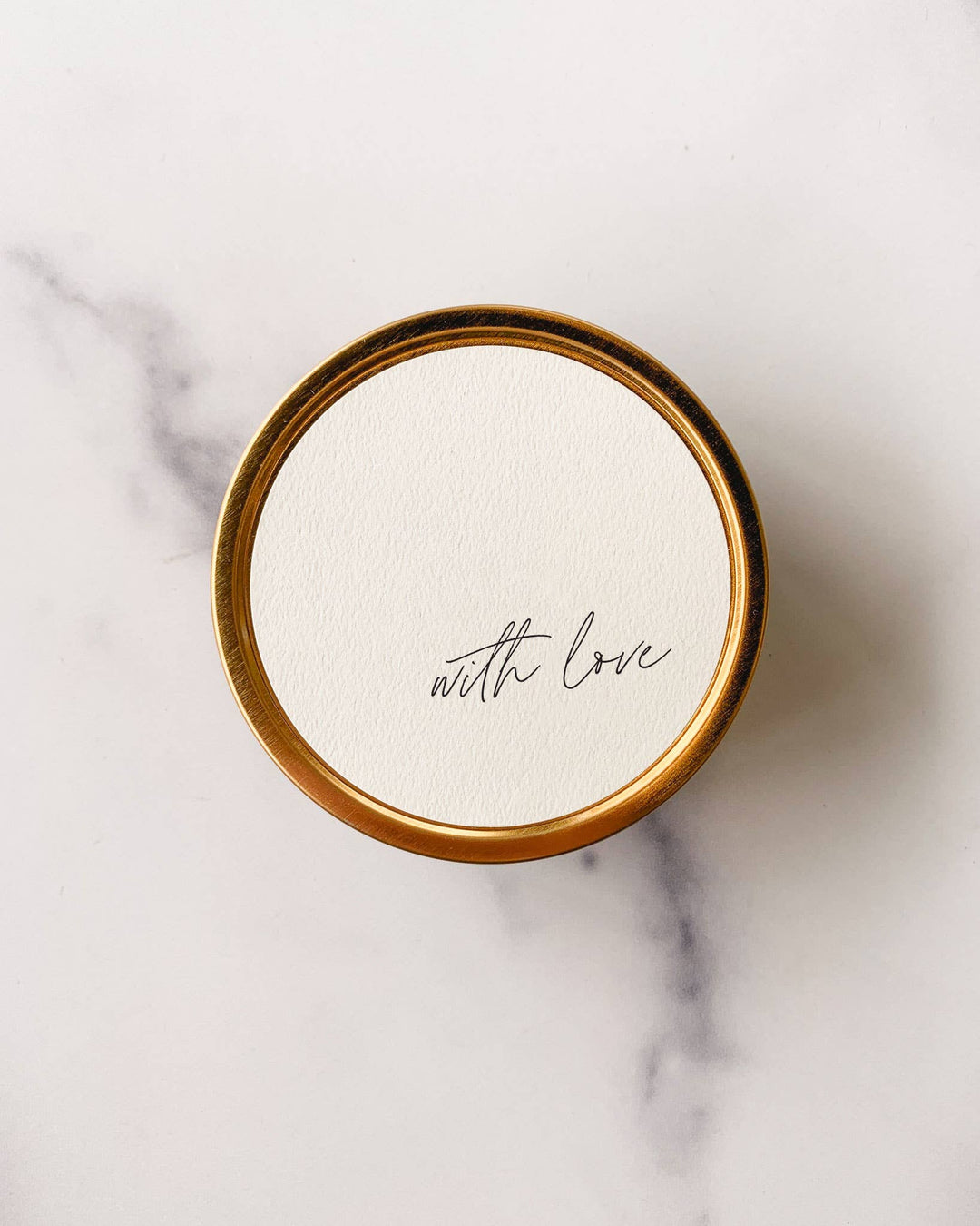 "With Love" Soy Travel Candle