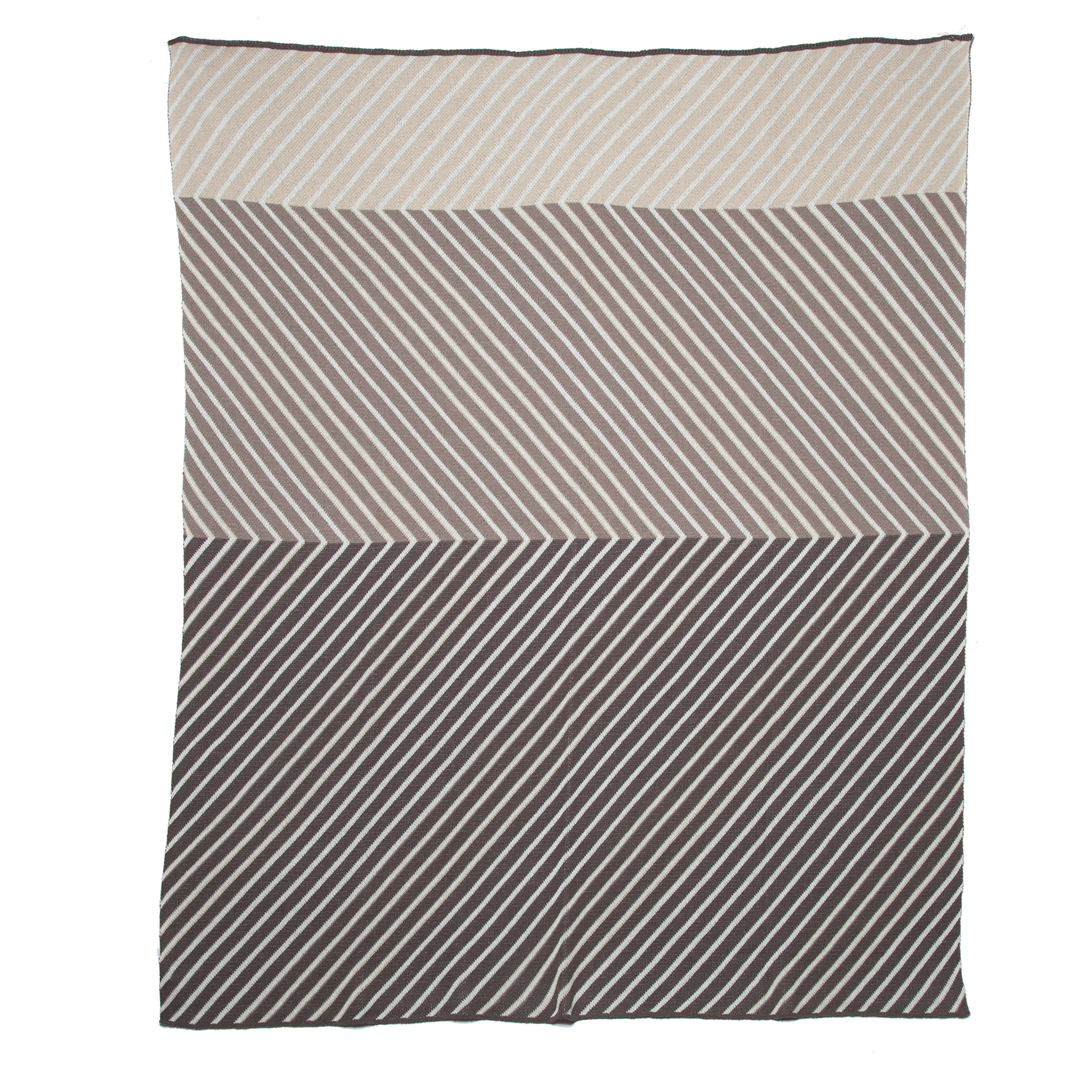 Eco Zag Throw | Brown Hues
