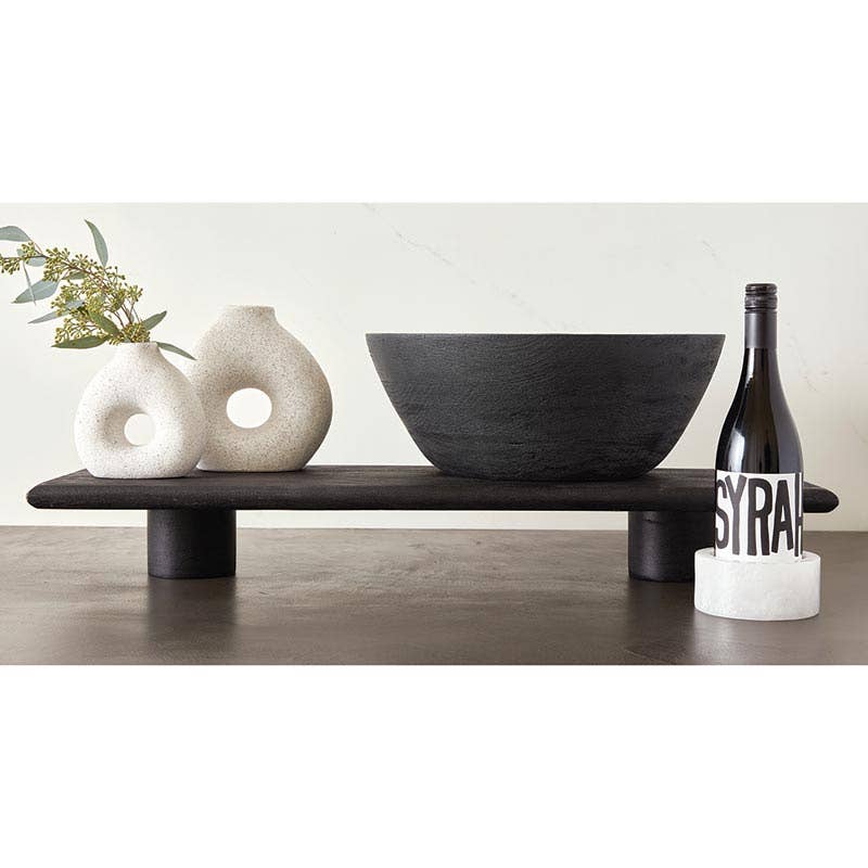 Modern Sanded Donut Vase | Small