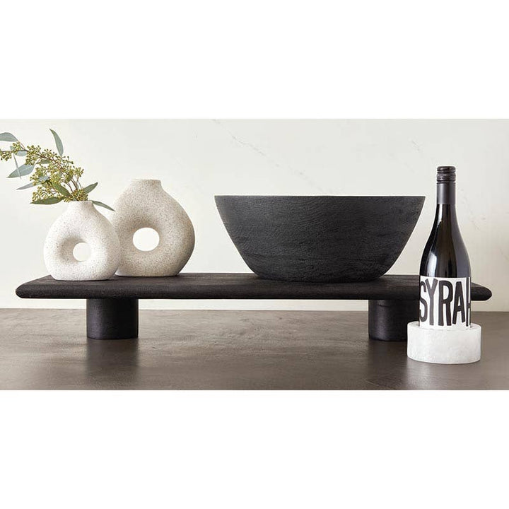 Modern Sanded Donut Vase | Small