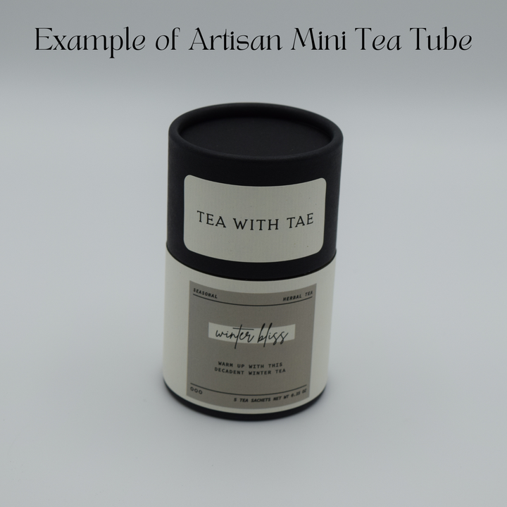 Moroccan Mint Green Artisan Mini Tea Tube (5 tea bags)