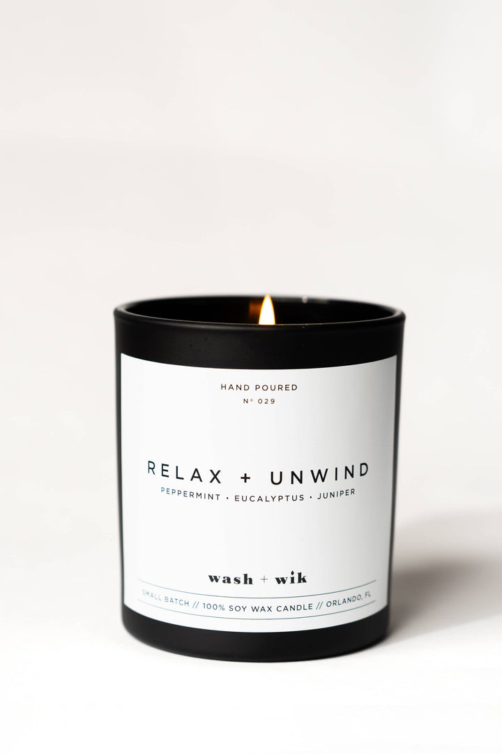 Relax + Unwind Soy Candle