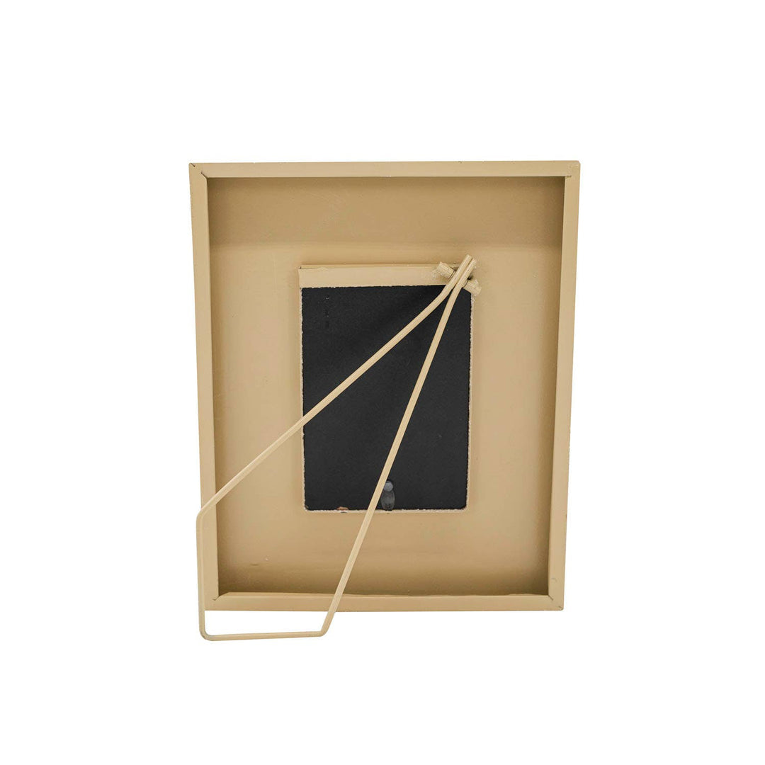 Sonia Textured Picture Frame | Metal Beige