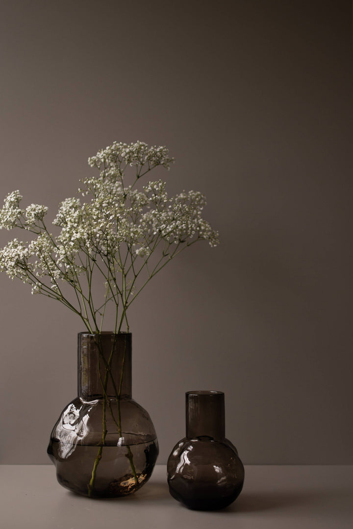 Glass Bunch Vase | Brown