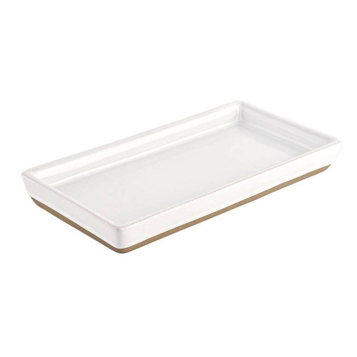Stoneware Tray | White