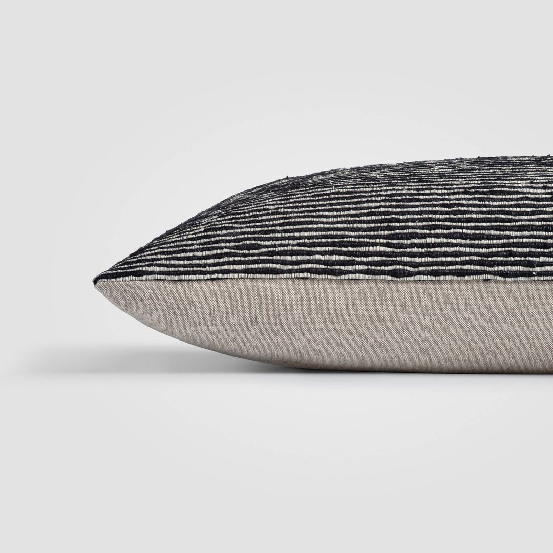 Geo Stripe Lumbar Decor Pillow