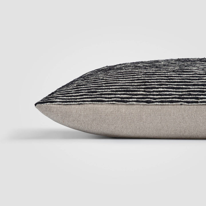 Geo Stripe Lumbar Decor Pillow