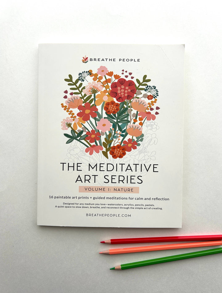 Meditative Art Book | Coloring & Painting