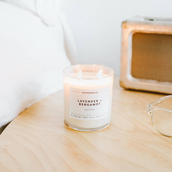 Lavender + Bergamot Soy Candle | 2 Wick