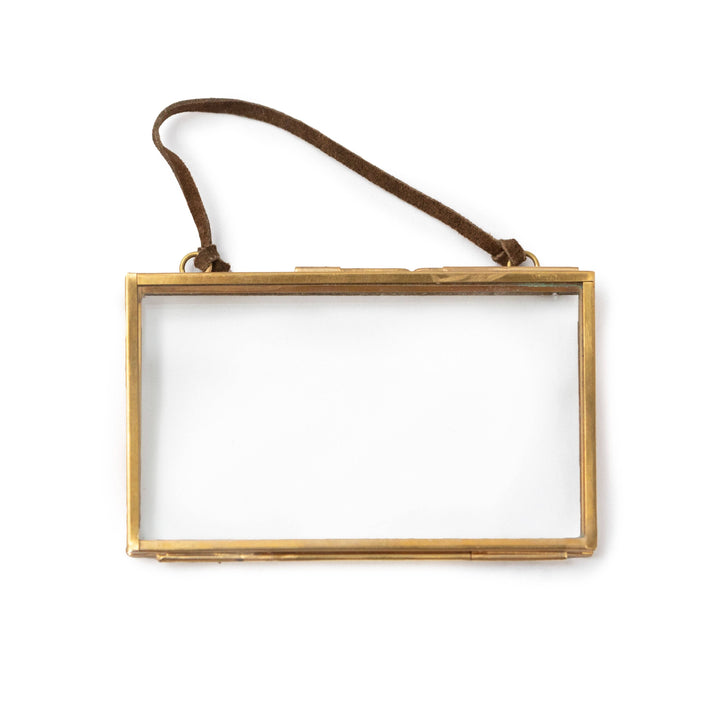 Brass Horizontal Hanging Frame