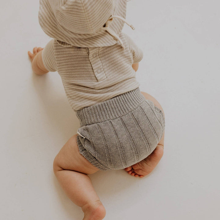 Baby Sun Hat | Stone Stripe