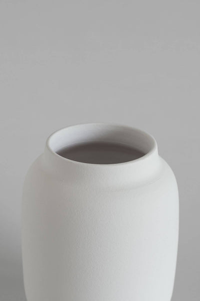 Blanc Collection White Small Vase