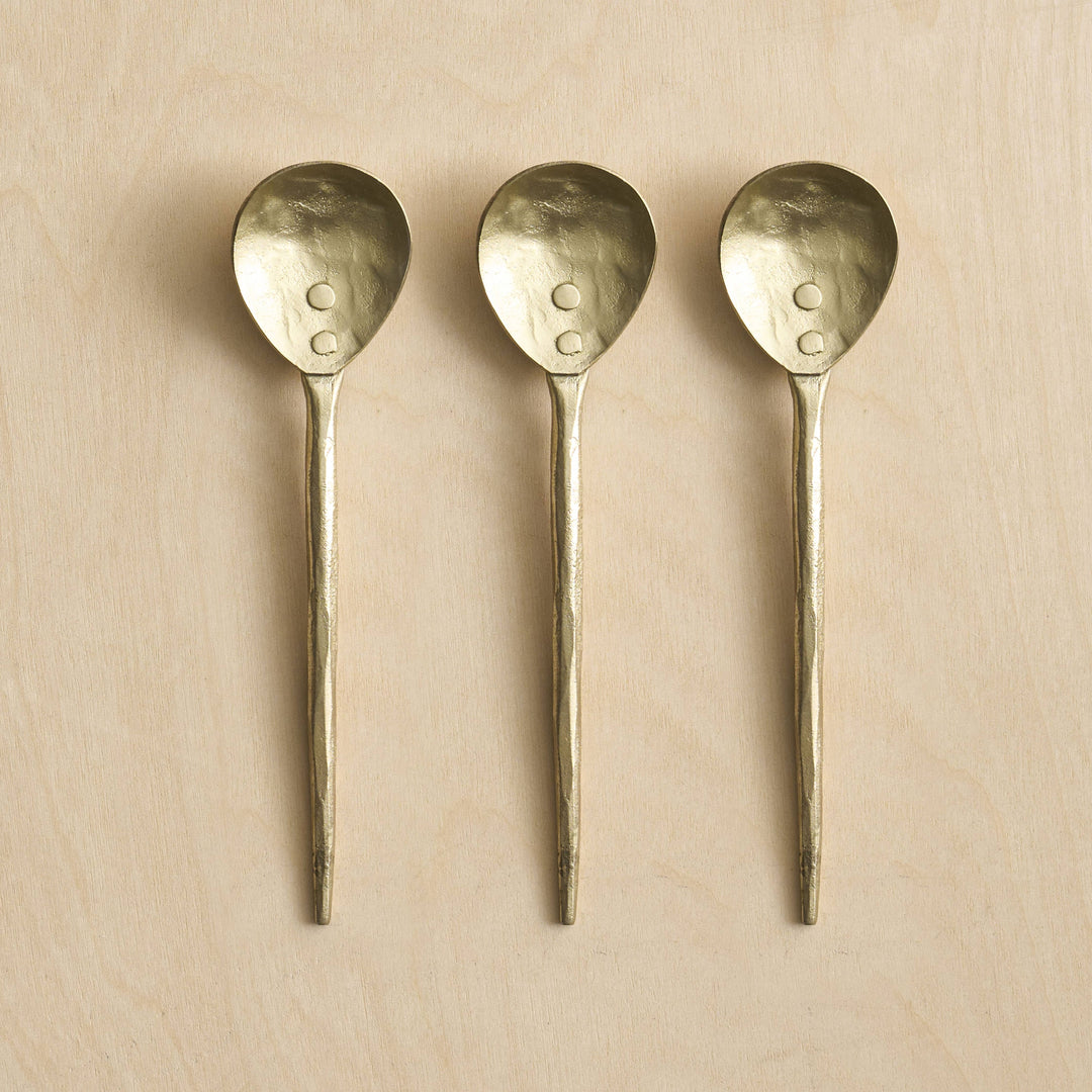 Forge Brass Coffee Spoon