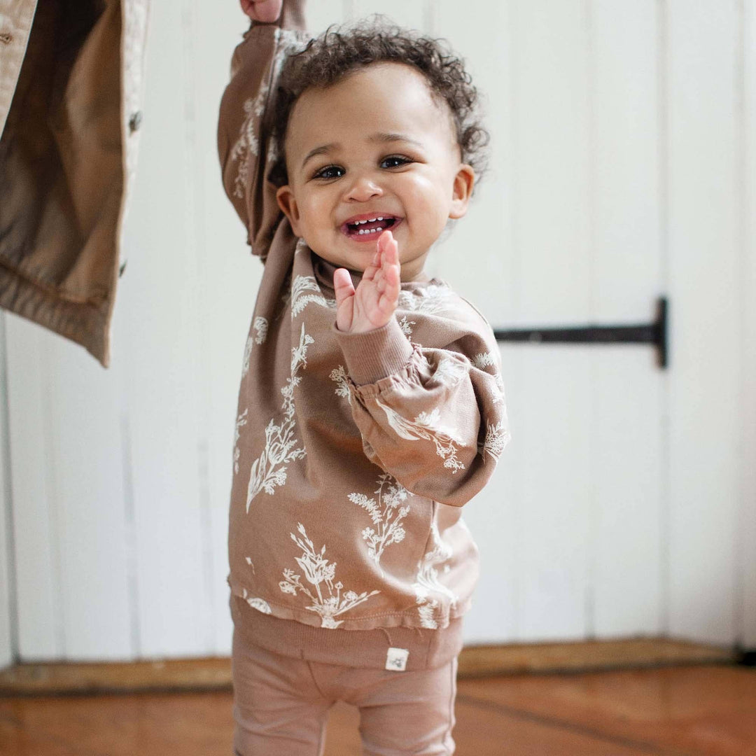 Little Wild Flower Sweatshirt Set | Ginger Loaf