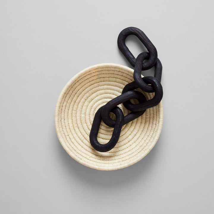 Black Wood Chain Links