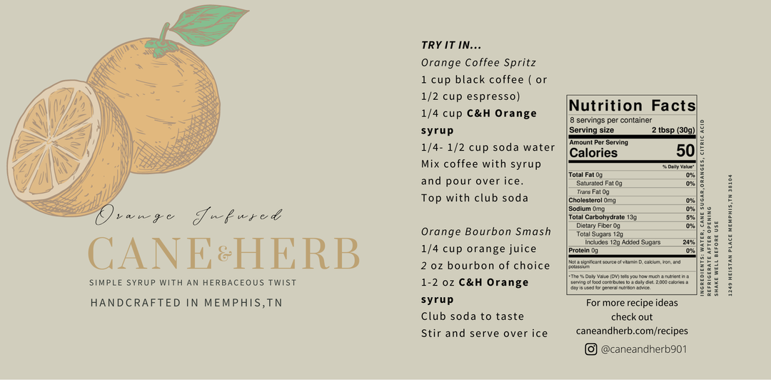 Orange Infused Simple Syrup