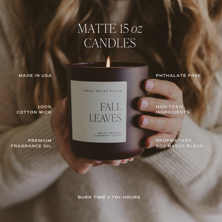 Fall Leaves Soy Candle