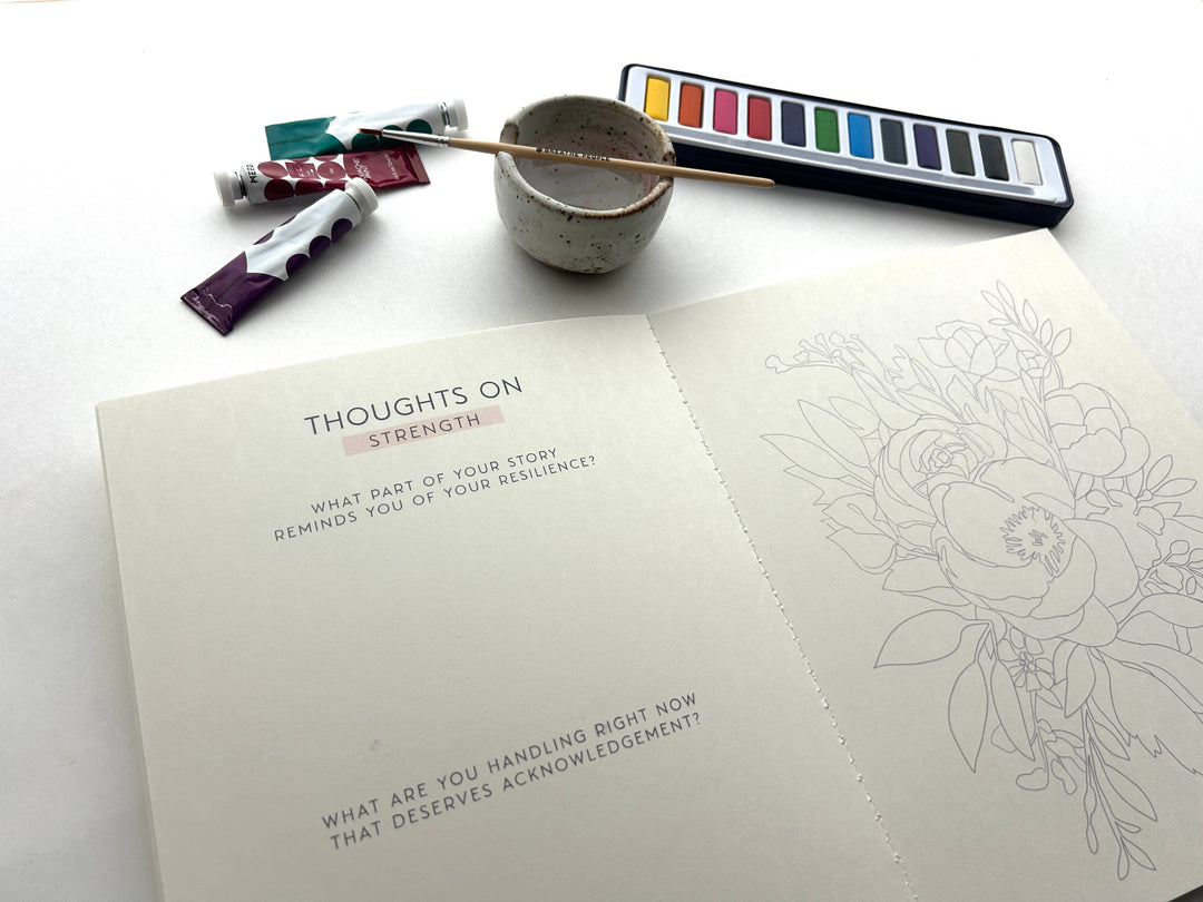 Meditative Art Book | Coloring & Painting
