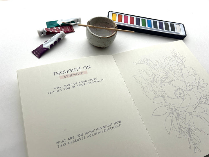 Meditative Art Book | Coloring & Painting
