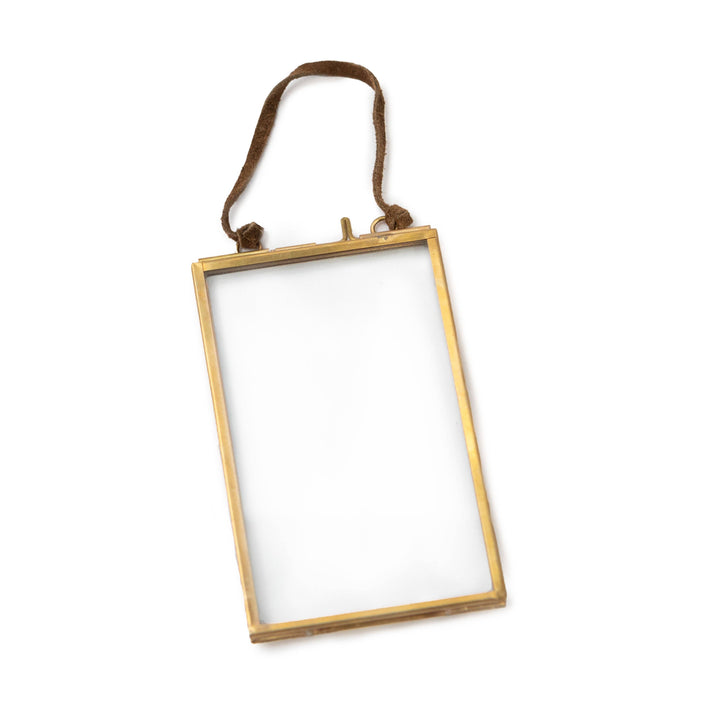 Brass Vertical Hanging Frame