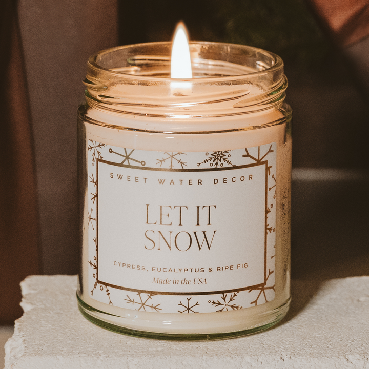 Let It Snow Soy Candle