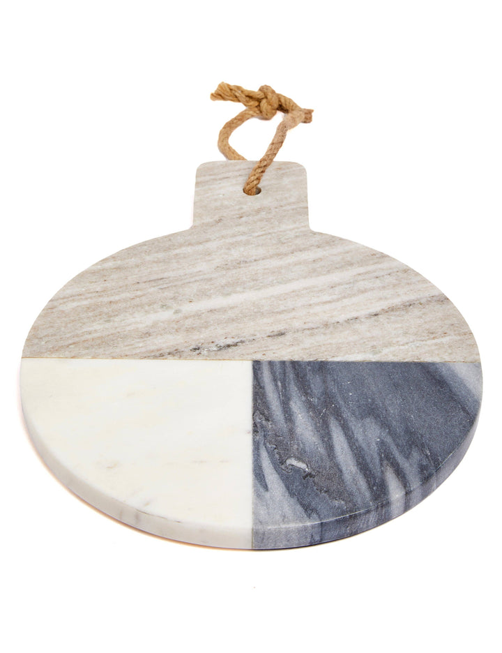 Marble Charcuterie Board - Round Colorblock