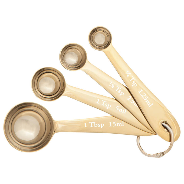 Gold Measuring Spoons and Cups