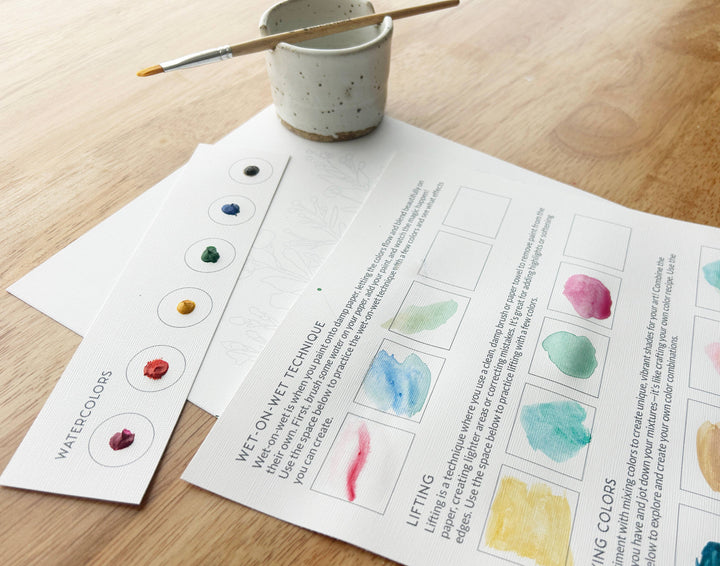 Watercolor Paint Kit | Wildflowers