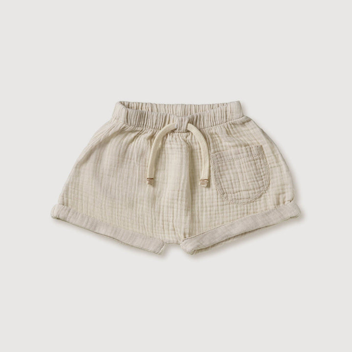 Gauze Shorts | Stone