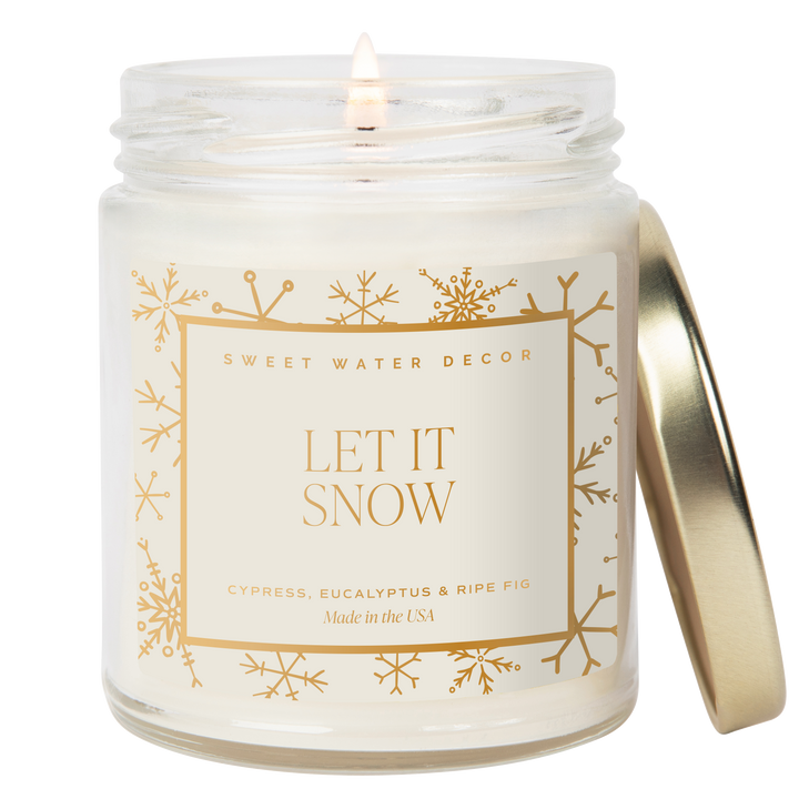 Let It Snow Soy Candle