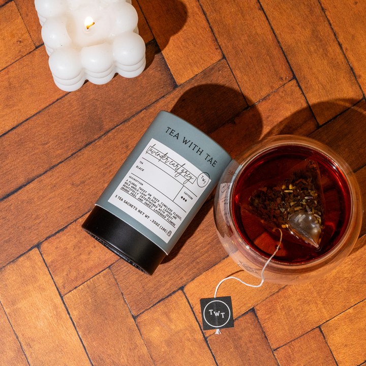 Lavender Earl Grey Black Tea Tube | 5 tea bags