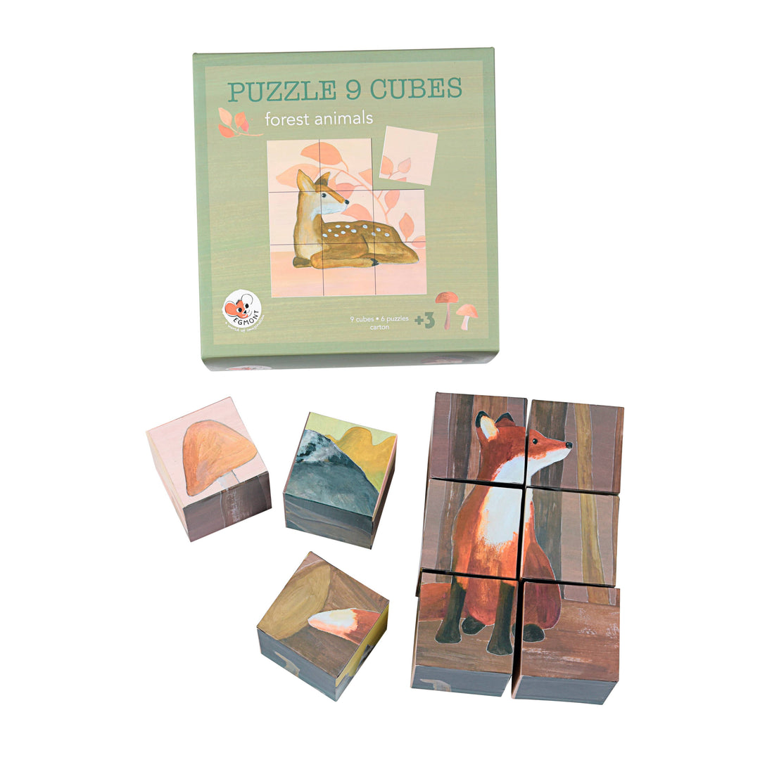 Forest Animals Cube Puzzle