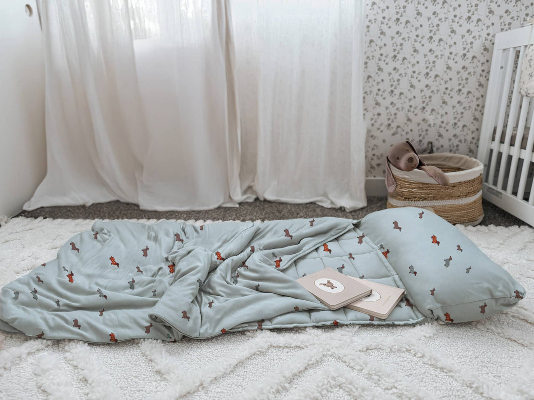 Nap Mat | Blue Woof or Plum Foral