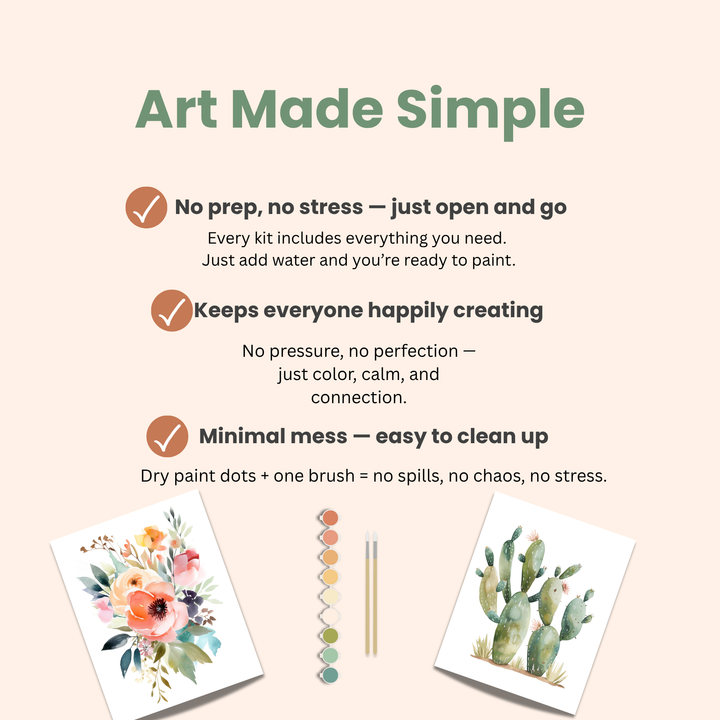 Watercolor Paint Kit | Desert Bloom