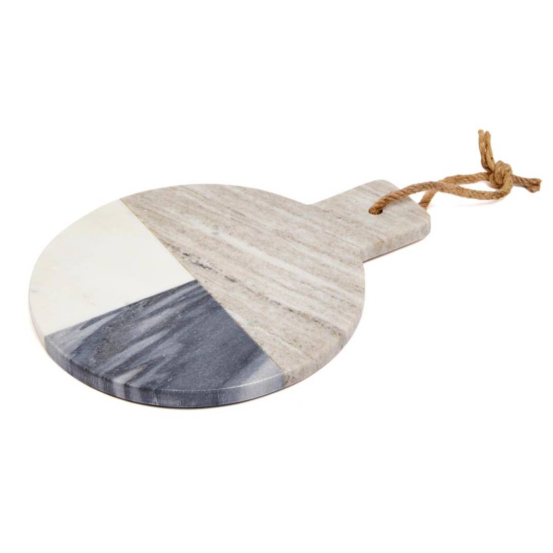 Marble Charcuterie Board - Round Colorblock