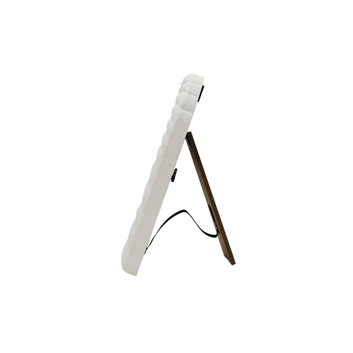Wood White Arched Frame