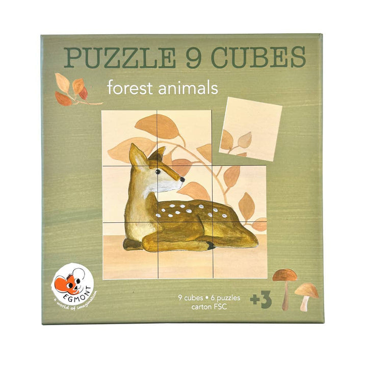 Forest Animals Cube Puzzle