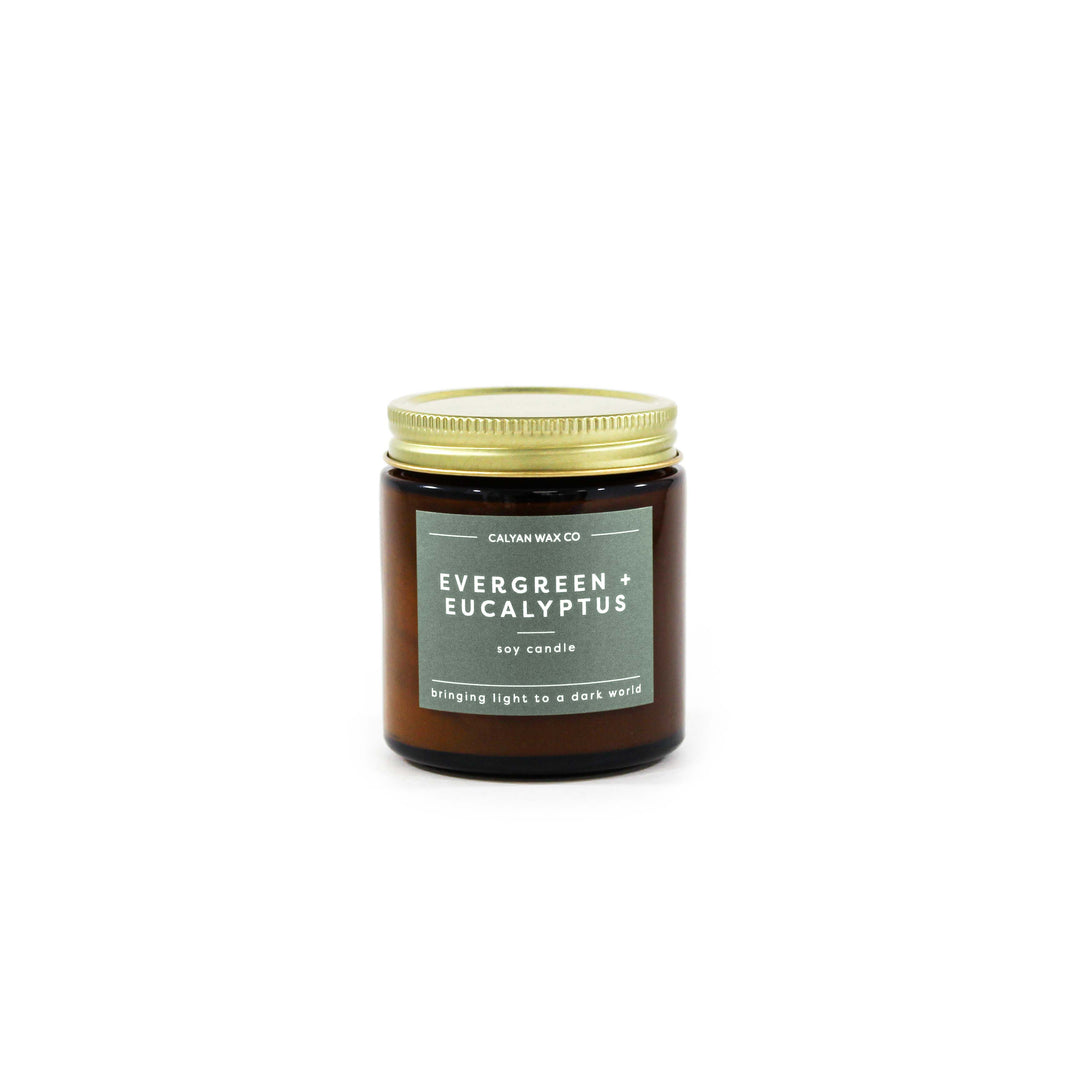 Evergreen + Eucalyptus Mini Soy Candle