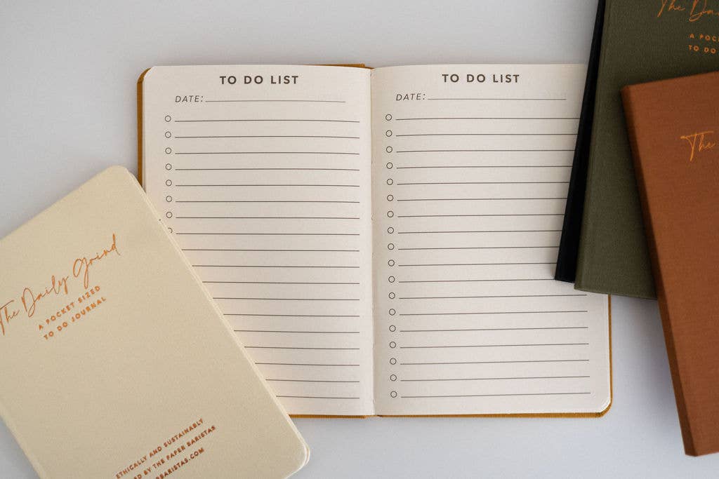 Pocket Sized To Do Journal | Black